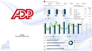 $ADP Automatic Data Processing Q2 2024 Earnings Conference Call