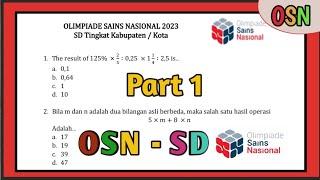 LATIHAN SOAL OSN OLIMPIADE MATEMATIKA SD MATEMATIKA DASAR 2024