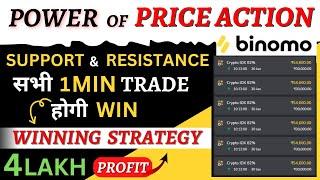 Price Action Winning Strategy  live Profit   BINOMO TRICK