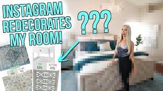 NEW BEDROOM REVEAL My Instagram Followers Decorate My Room