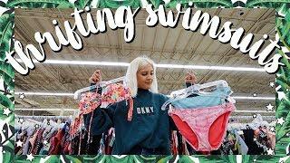 Thrifting Swimsuits  Try On Thrift Haul