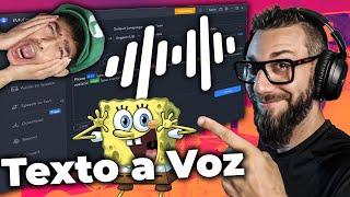 Inteligencia ARTIFICIAL para convertir TEXTO a VOZ de FAMOSOS