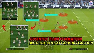 PES 2021  Juventus fluid formation with the best attacking tactics