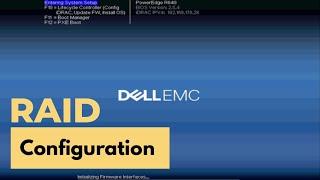 How to do raid configuration on Dell r640?