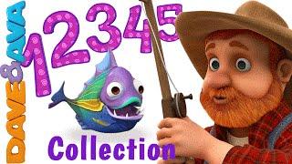 12345 Once I Caught a Fish Alive  Number Song  Nursery Rhymes Collection from Dave and Ava