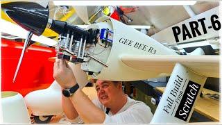 GEE BEE R3 Full Build From Scratch PART-6 RC 3D Printed plane Roto Engine 85 FSi Motor Installation