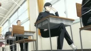 Removing chair when we sit. Sakamoto desu ka