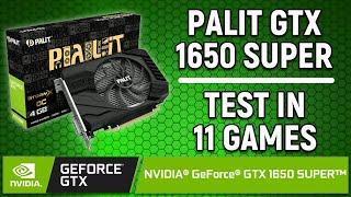 Palit GTX 1650 super - Test in 11 games i5 8500 - 1080p