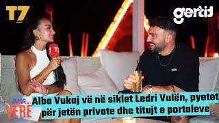 Alba Vukaj vë në siklet Ledri Vulën pyetet për jetën private dhe titujt e portaleve  Era Verë  T7