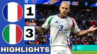 France vs Italy 1-3 Extended HIGHLIGHTS  UEFA Nations League