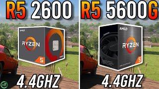 Ryzen 5 2600 vs Ryzen 5 5600G - Tested in 2023