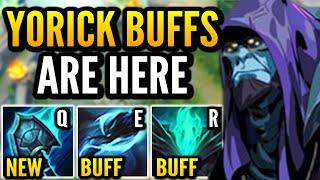 NEW YORICK BUFFS ARE 100% AMAZING  Q NOW HEALS + MAIDEN IS CRACKED