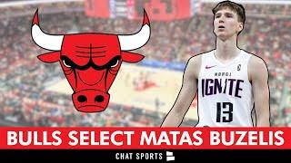  BREAKING Bulls Draft Matas Buzelis With Pick #11 In 2024 NBA Draft  Reaction & Scouting Report