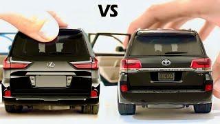 Toyota Land Cruiser VS Lexus LX570 Diecast Models ️