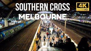 Southern Cross Station Melbourne  Melbourne Evening Walk