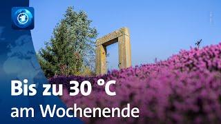 Wetter in Deutschland Ungewöhnlich warmes Wochenende erwartet