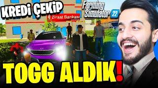 ZİRAAT BANKASINDAN KREDİ ÇEKİP TOGG SATIN ALDIK 8 Kişilik Dev Ekip Farming Simülatör 3