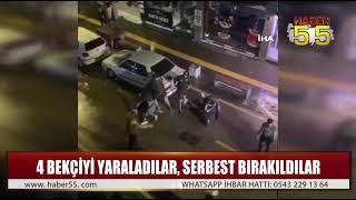 KİMLİK VERMEYİP BEKÇİLERE SALDIRDILAR