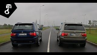 BMW X5 4.8is vs 3.0d E53 Drag zhmuraTV