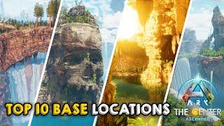 Top 10 Best Base Locations  The Center Map  ARK Survival Ascended