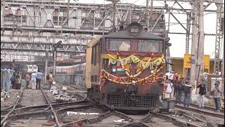 Great Deccan Queen 92nd Birthday Coverage - Lovely Departure With Blowing Of Trumpets At Pune Jn 