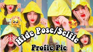 Cute Hide Face  Selfie Poses  DP or Profile Picture  Selfie with hoodie  10+ Selfie poses