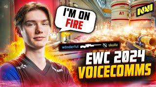 NAVI Voicecomms at Esports World Cup 2024