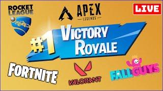  VARIETY WIN STREAM  Fortnite  Apex Legends  Rocket League  Fall Guys  Valorant  More...