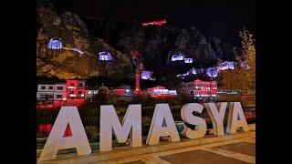 Amasya gece resimleri Amasya gece görseli Amasya