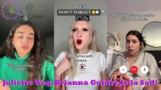 *1 Hour* POV TikTok Videos Featuring Juliette Weg Brianna GuidryLala Sadi  Best Povs 2023