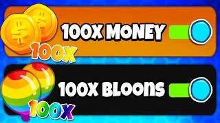 100x Bloons vs 100x Money in BTD 6