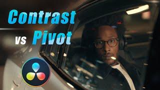 How to use Contrast & Pivot in Davinci Resolve 17 ?