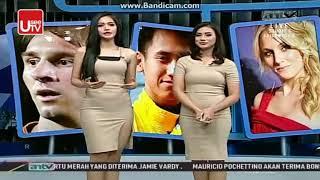 Presenter Lensa Olahraga Kartika Berliana pakai Rok Belahan super HOTTTT  HD