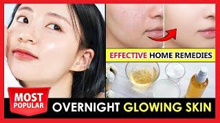 Overnight Natural Korean Glowing Skin Remedies at Home  Best Effective & Fast Result