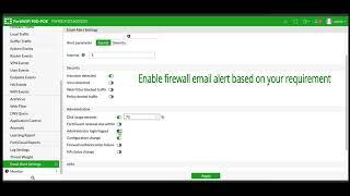 Email Alert Configuration in Fortigate Firewall 