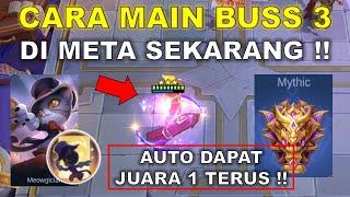 TERNYATA INI CARA MAIN BUSS SKILL 3  AUTO DAPAT GORD BINTANG 3  COMBO MAGIC CHESS TERKUAT 2024