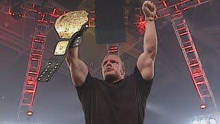 Eric Bischoff awards Triple H with the World Heavyweight Championship Raw Sept. 2 2002