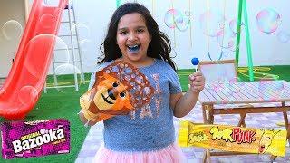 مصاصة و قفازة الفقاعات Chupa Chups Push Pop + Main Bubble Gloves