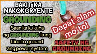 LINE TO GROUND  KAYLANGAN PABA MAG LAGAY NG GROUNDING?