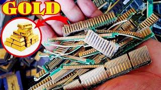 Today goldfinger treasure hunters from old electronic junk circuit boards  Archimedes Channel 