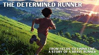 Motivational Story  The determined runner English moral story #anime #shortstory  #englishlearning