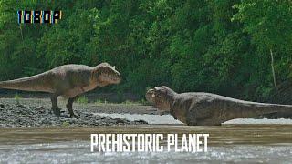 Prehistoric planet - T rex mating