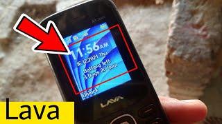 How To Show Date & Time in Home Screen All Lava Keypad Mobile Phone