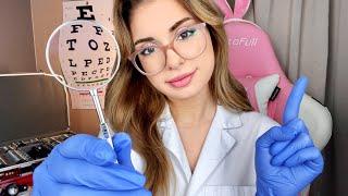 ASMR Fast & Aggressive Eye Lens 1 or 2 Exam Doctor Roleplay REALISTIC Vision Examination & Cranial