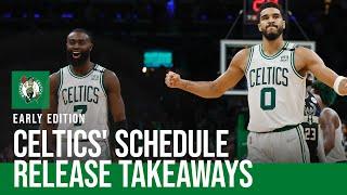What are the biggest takeaways from Celtics 2022-2023 schedule release?  NBC Sports Boston