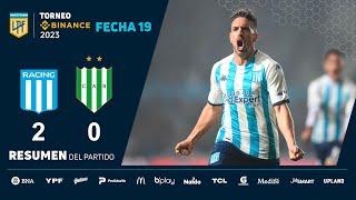 #TorneoBinance 2023  Fecha 19  resumen de Racing - Banfield