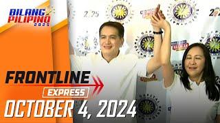 FRONTLINE EXPRESS LIVESTREAM  October 4 2024  400PM