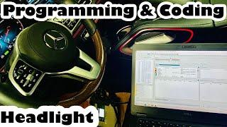 Mercedes Headlight Programming & Coding With Monaco Coding Đèn Mercedes 