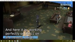 Newest PCSX2 build has Persona 3 FES character shadows rendered in DirectX11