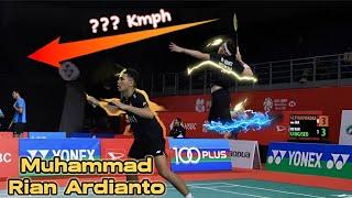 Best Smashers in Badminton - MUHAMMAD RIAN ARDIANTO  Smash Compilation